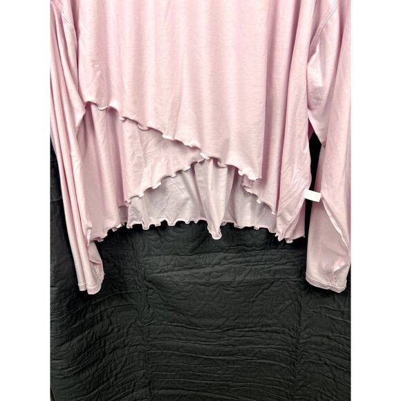 Tek Gear Lettuce-Edge Cross-Back Top Sortswear Loungewear Casual Chic SZ 4X:NWOT - Picture 11 of 11